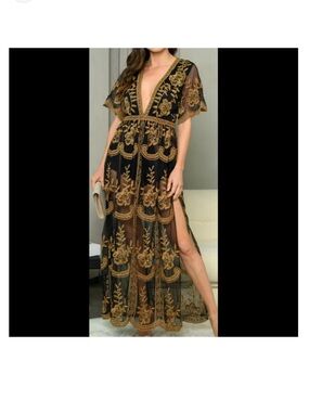 VENUS | Dresses | Venus Lace Up Ruffle Maxi Dress Pink Sz L Womens |  Poshmark